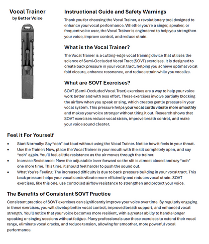 BUY 1 GET 1 FREE! Vocal Trainer + Free Shipping