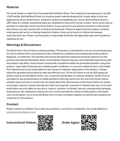 BUY 1 GET 1 FREE! Vocal Trainer + Free Shipping