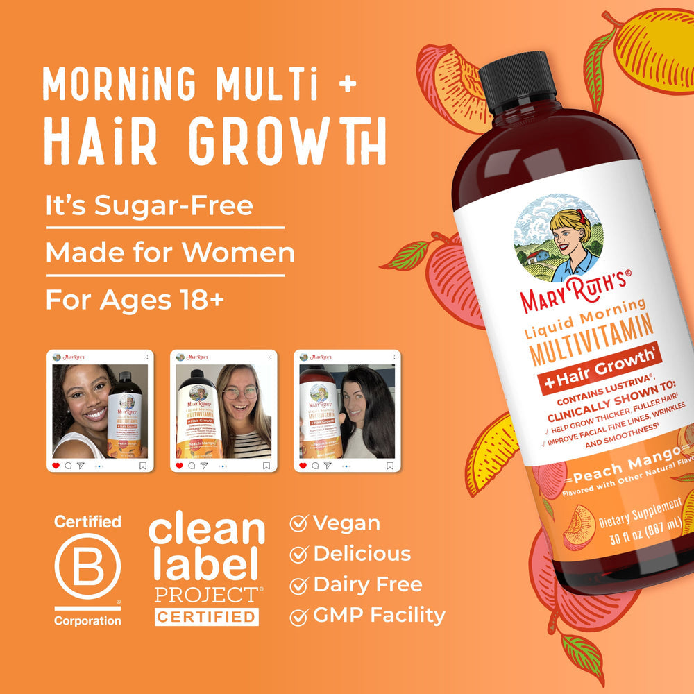 BUY 1 GET 1 FREE! Liquid Morning Hair Vitamin + Free Shipping