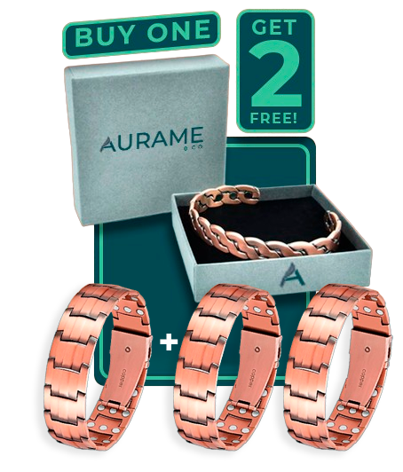 Gift! GET 2 FREE! Magnetic Copper Bracelet Adjustable Size + Free Shipping