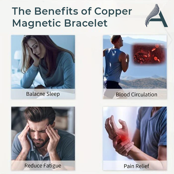Gift! GET 2 FREE! Magnetic Copper Bracelet Adjustable Size + Free Shipping